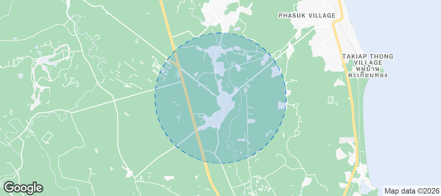 Thap Tai Airbnb map